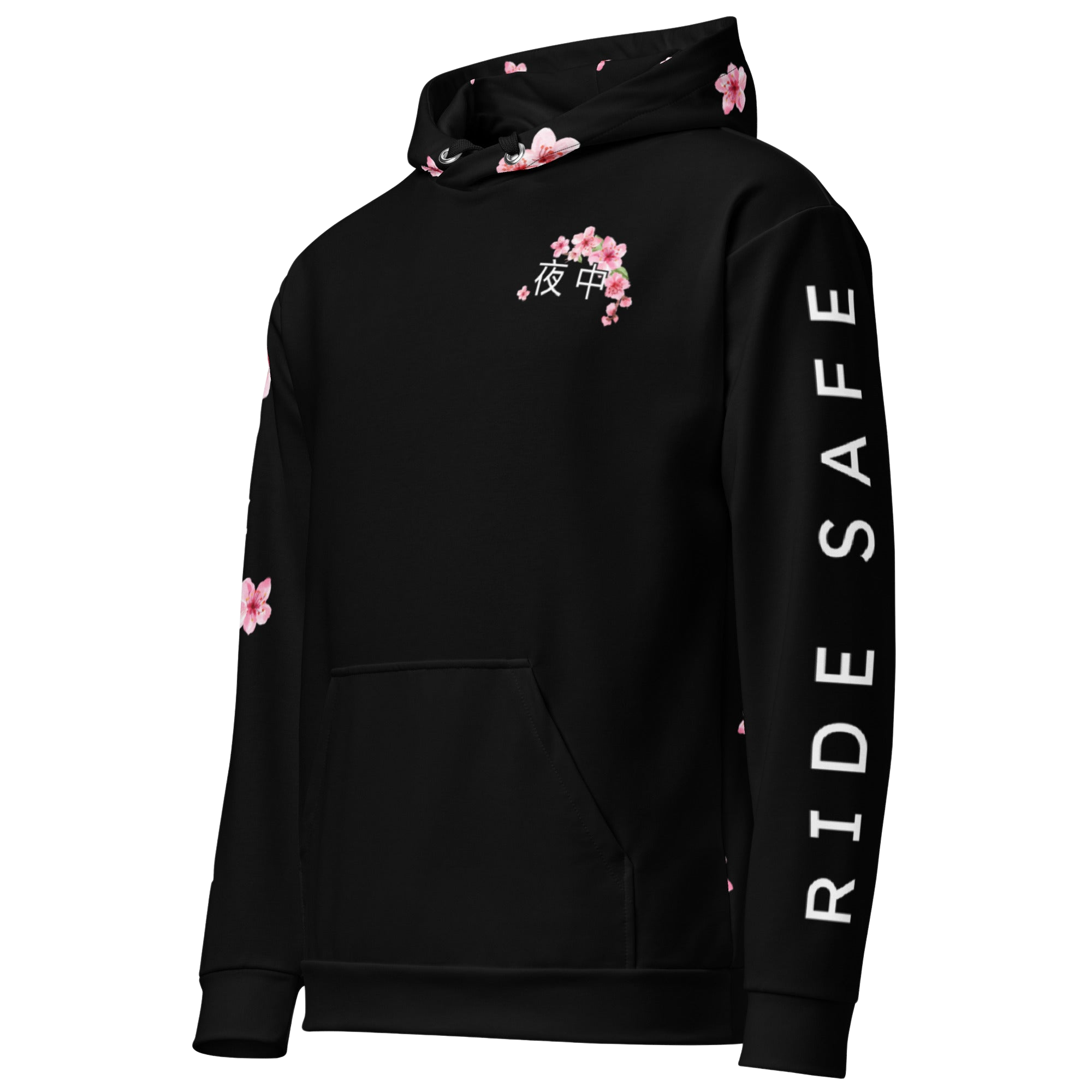 Sweat à capuche Rose Double Regard