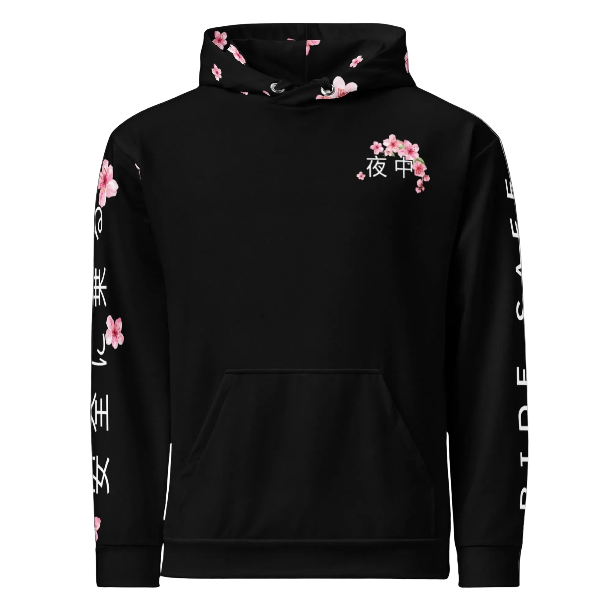 Sweat à capuche Rose Double Regard